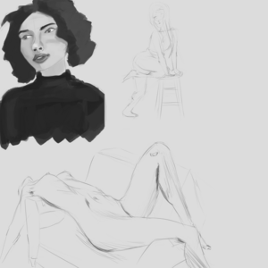 2021-01-25 [gonna do figure drawing for awhile, 15min each]